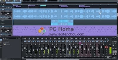 MAGIX Samplitude Pro X8 主界面