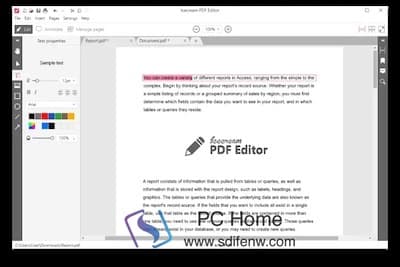 Icecream PDF Editor 主界面