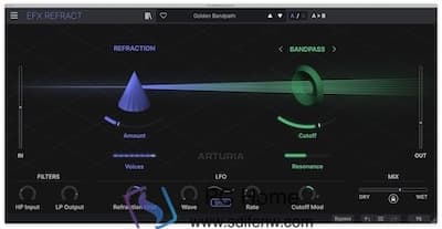 Arturia Efx REFRACT 主界面
