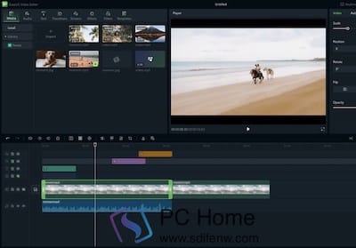 EaseUS Video Editor 主界面