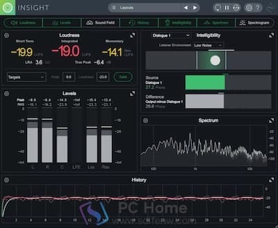 iZotope Insight 主界面